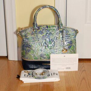 NWT Brahmin Duxbury Satchel Green Viper Mackay